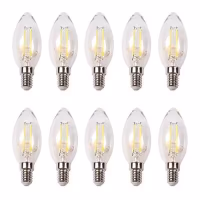 لامپ ال ای دی فیلامنتی 5 وات کملیون مدل شمعی پایه E14 بسته 10 عددی