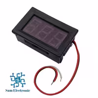 ماژول ولتمتر سایز 0.56 اینچ 3سیمه روپنلی RED DC0-30V