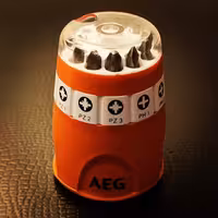 ست بیت نوک پیچ گوشتی نمکدانی 10 پارچه AEG