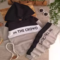 هودی  شلوار بچه گانه ارسال رایگان ساز ( 45 و 50 ) هودی شلوار ست