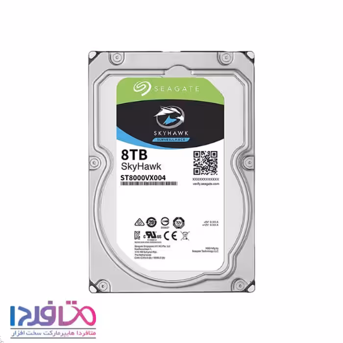 هارد اینترنال سیگیت 8TB مدل SEAGATE SkyHawk ST8000VX004