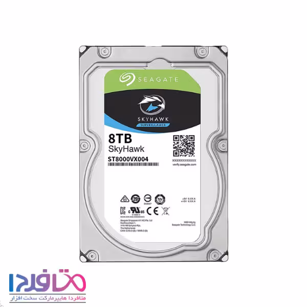 هارد اینترنال سیگیت 8TB مدل SEAGATE SkyHawk ST8000VX004