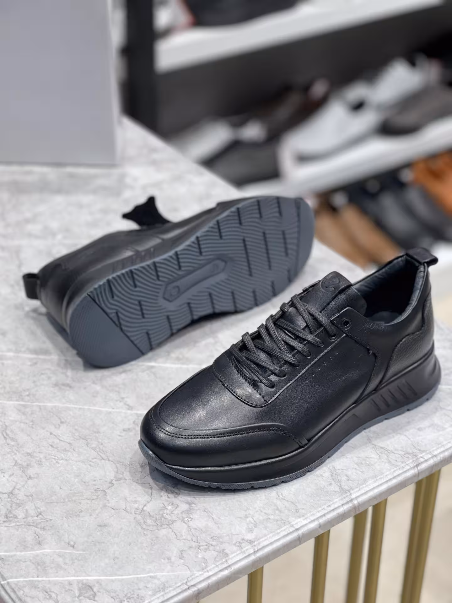 چرم مردانه MS7 رنگ مشکی سایز 40