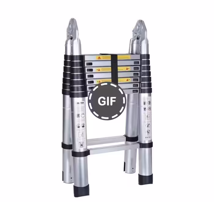 نردبان تلسکوپی دوبل 2.5 متری صنعتی اینتیمکس مدل 2.5m