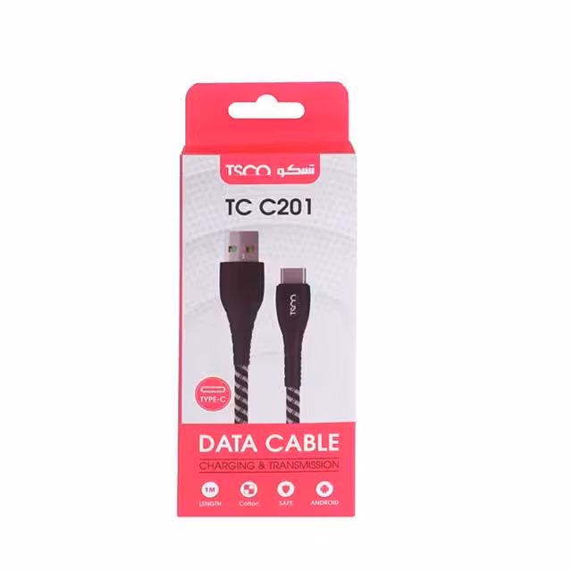 کابل تبدیل USB به TYPE-C تسکو مدل TCC201