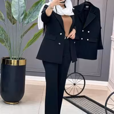 کت شلوار صدف