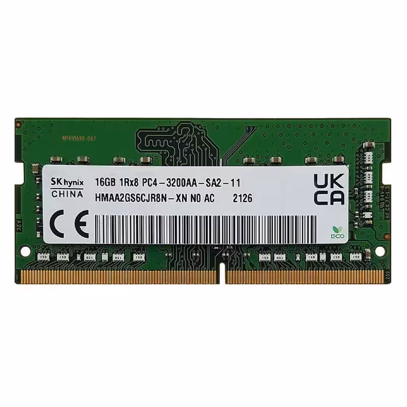 رم لپ تاپ DDR4 تک کاناله 3200 مگاهرتز CL22 اس کی هاینیکس مدل PC4-3200 ظرفیت 16 گیگابایت | کالا مکس
