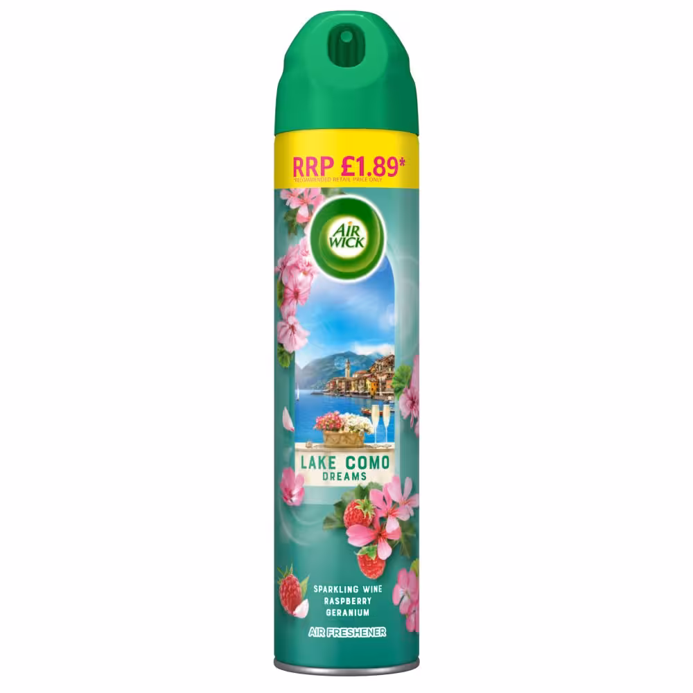 اسپری خوشبو کننده هوا ایرویک اروپایی مدل Lake Como حجم 300 میل
