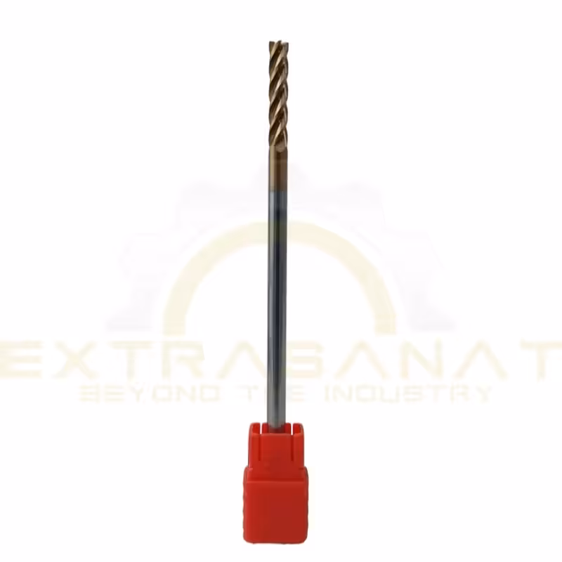 فرز انگشتی الماس 4x4Dx100L-4f HRC55 برند Max Power
