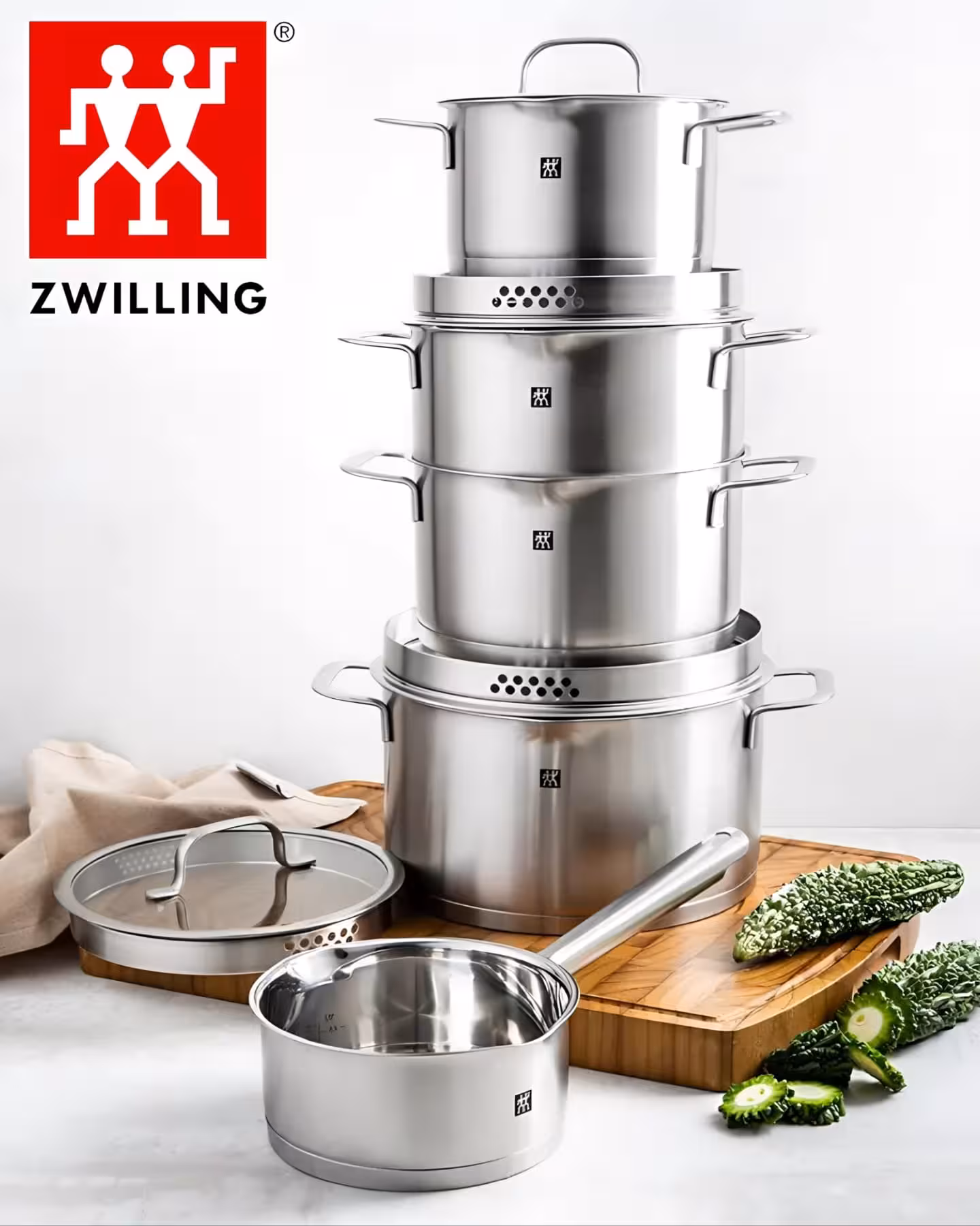 سرویس قابلمه استیل زولینگ ZWILLING مدل TrueFlow