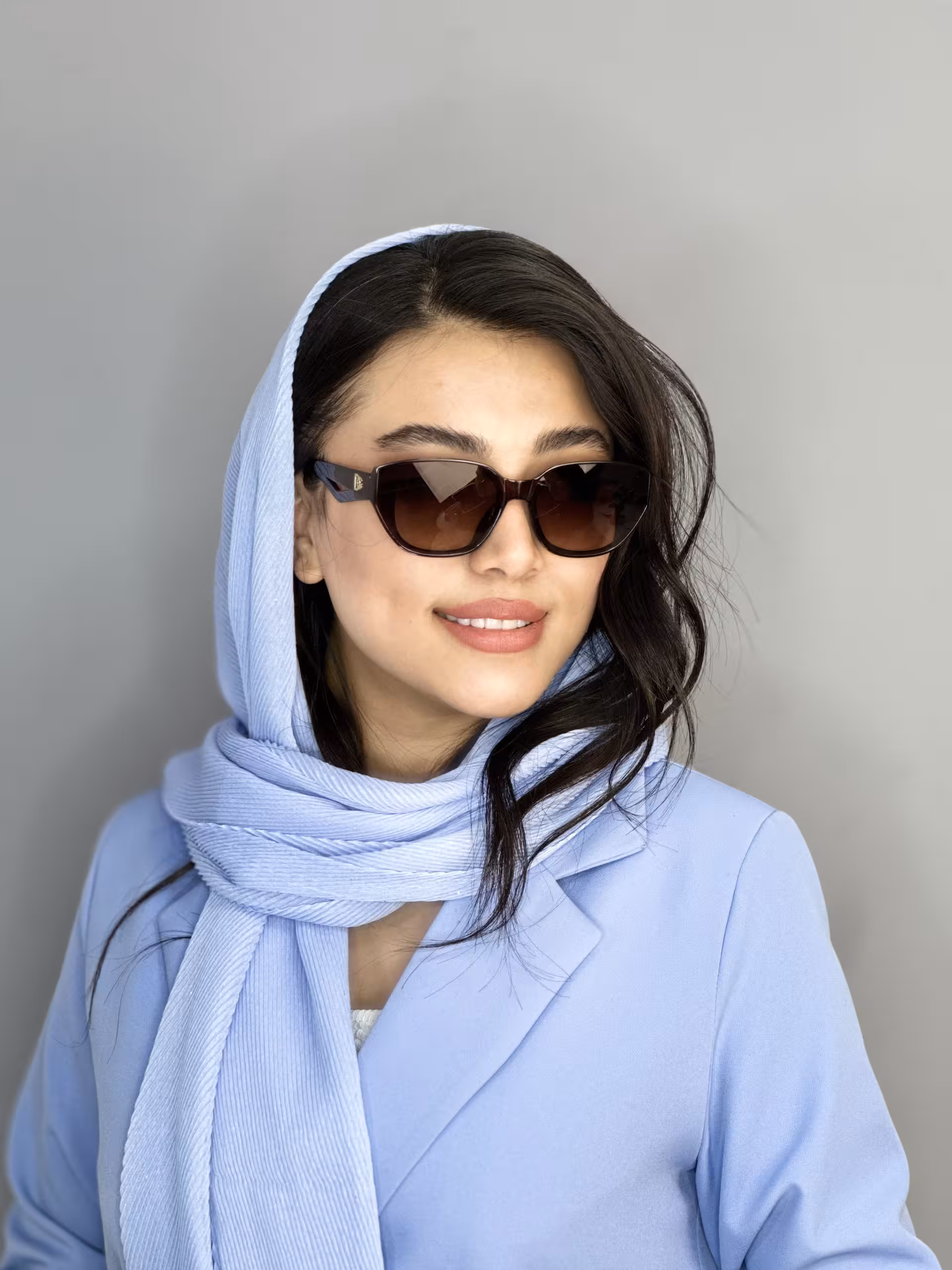 عينك افتابي DG سری جدید پرادا زنانه قهوه اي يووي 400