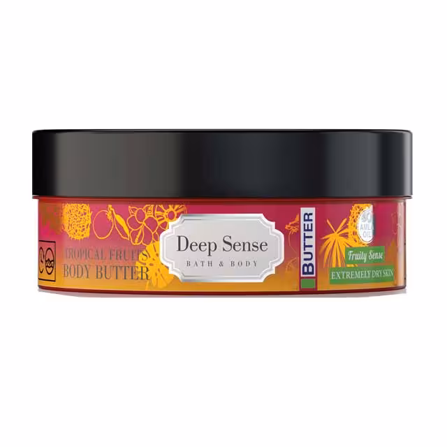 کرم بدن مناسب پوست بسیار خشک دیپ سنس حاوی کره میوه های استوایی 200 میلی لیتری