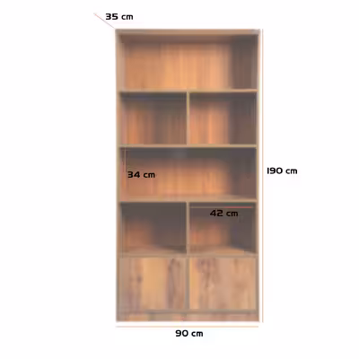 کمد اداری هیراد مدل K108-MDF