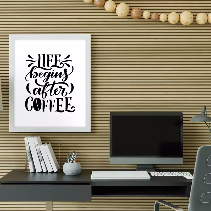 تابلو مدل نوشته انگلیسی طرح COFFEE کد 727
