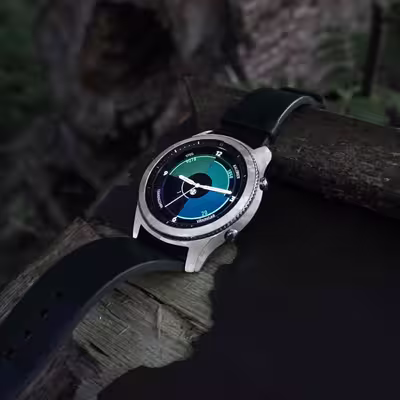 برچسب ماهوت طرح Army-Snow-Pixel مناسب برای ساعت هوشمند سامسونگ Galaxy Gear S3 Classic