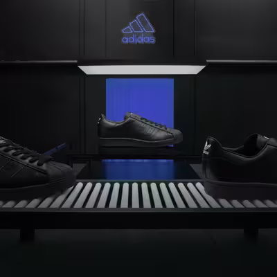 چراغ دیواری نئون دیزاین طرح Adidas-Text_BL