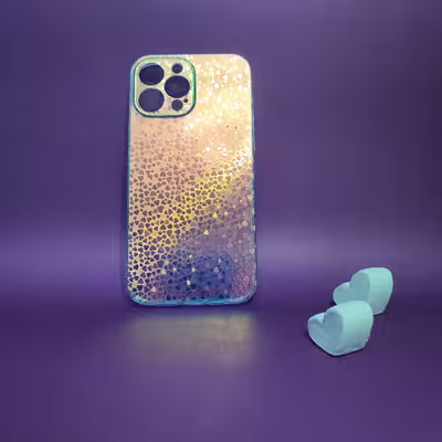 کاور مدل هولوگرامی قلبی مناسب برای گوشی موبایل اپل iPhone 13 Pro Max