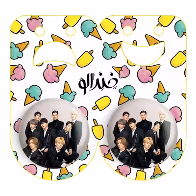 پیکسل خندالو مدل گروه سوپر جونیور کد 12161 به همراه مگنت