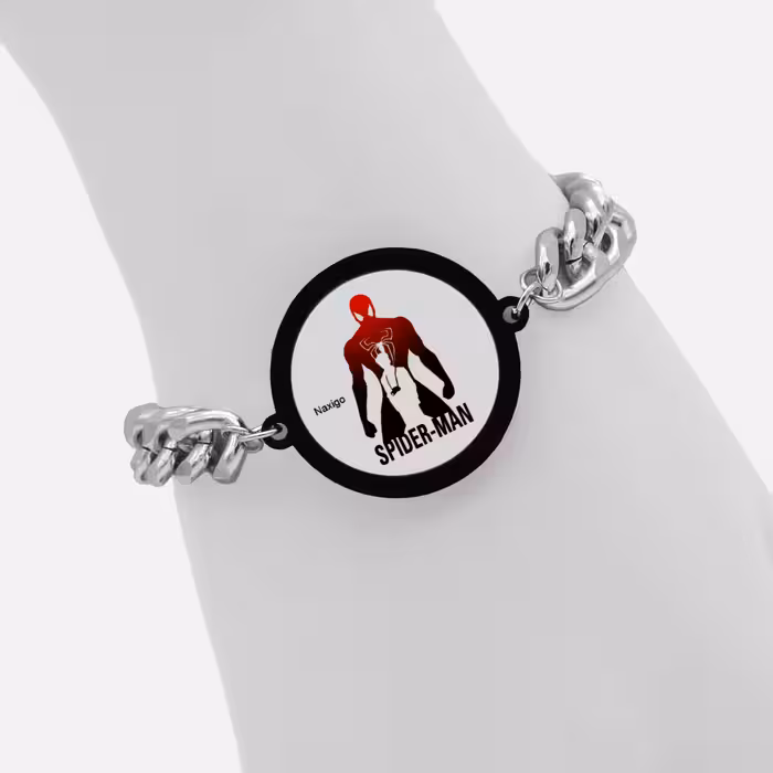 دستبند ناکسیگو مدل مرد عنکبوتی کد BZ7741