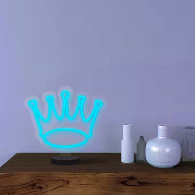چراغ رومیزی ریموت دار مدل THRONE-GL_TBL-GLASS