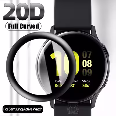 محافظ صفحه نمایش لاین مدل RT007 مناسب برای ساعت هوشمند سامسونگ Galaxy Watch Active 2 44mm بسته سه عددی