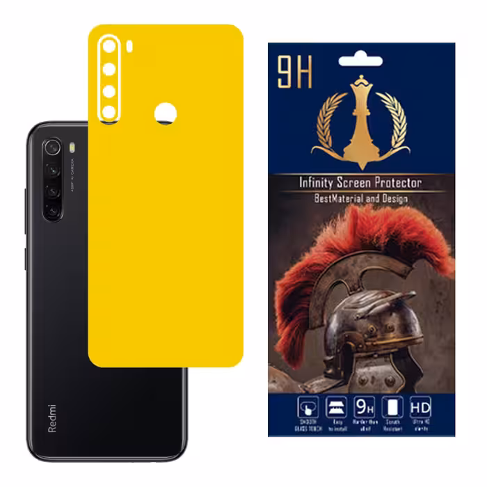 برچسب پوششی اینفینیتی مدل PRO MAX مناسب برای گوشی موبایل شیائومی REDMI NOTE 8 / REDMI NOTE 8T / REDMI NOTE 8 2021 به همراه محافظ صفحه نمایش و محافظ لنز دوربین