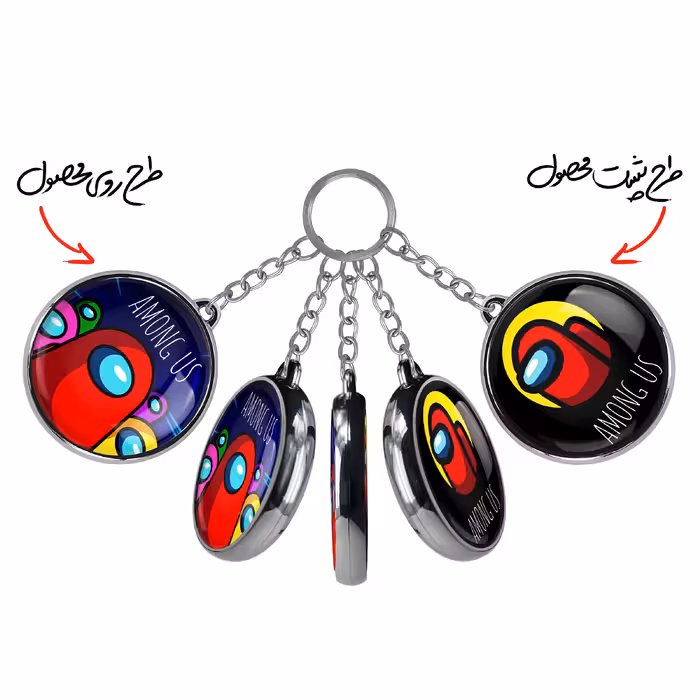 جاکلیدی خندالو طرح امانگ آس مدل دوطرفه کد 1030410301