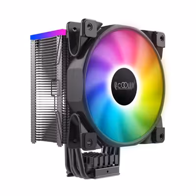 سیستم خنک کننده بادی پی سی کولر مدل GI-D56A - HALO RGB