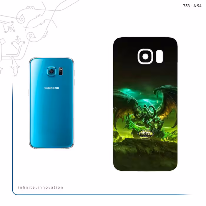 برچسب پوششی ماهوت مدل Warcraft Game Series مناسب برای گوشی موبایل سامسونگ Galaxy S6