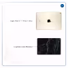 برچسب پوششی ماهوت مدل Graphite-Green-Marble مناسب برای تبلت اپل iPad Air 2 2014 A1566