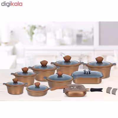 سرویس پخت و پز 20 پارچه جی فی نی کد 0004