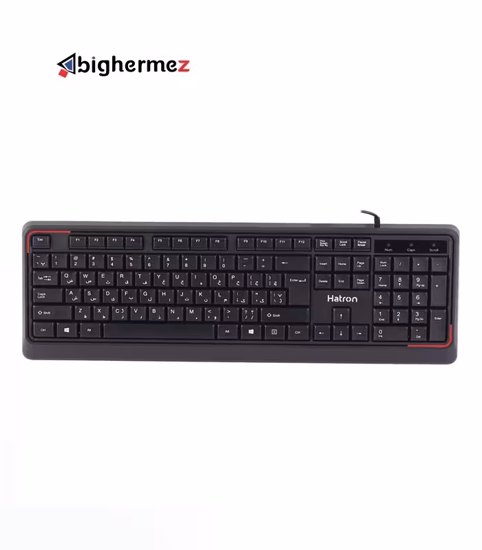 کیبورد با سیم هترون مدل HK180