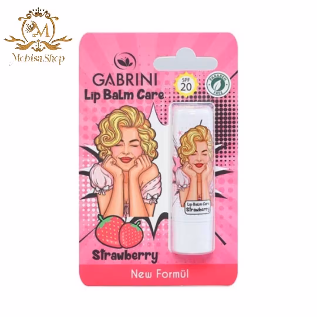 بالم لب گابرینی gabrini با طعم توت فرنگی