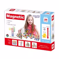 ساختنی مگنتی میله و مهره مدل Magnetic کد 8946 شامل 180 قطعه