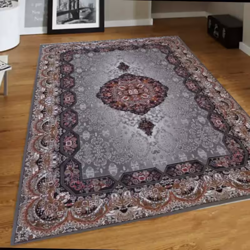 فرش 6متری بی سی اف کاشان بانقشه آهودودی وطرح های متنوع