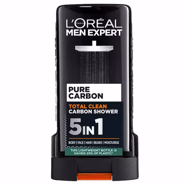 شامپو سر و بدن لورآل Loreal مدل Pure Carbon