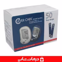 نوار تست قند کلور چک clever chek بسته 50 عددی