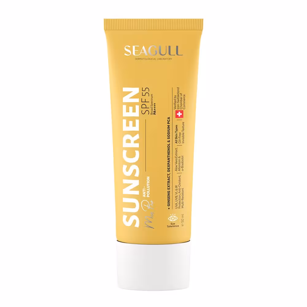 کرم ضد آفتاب SPF 55 آقایان سی گل 50 میلی لیتر