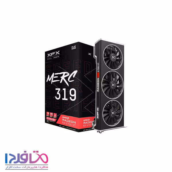 کارت گرافیک ایکس اف ایکس مدل MERC 319 RX 6700 XT 12GB