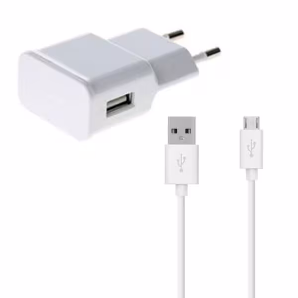 شارژر دیواری مدل 140 به همراه کابل تبدیل MicroUSB | کالا مکس