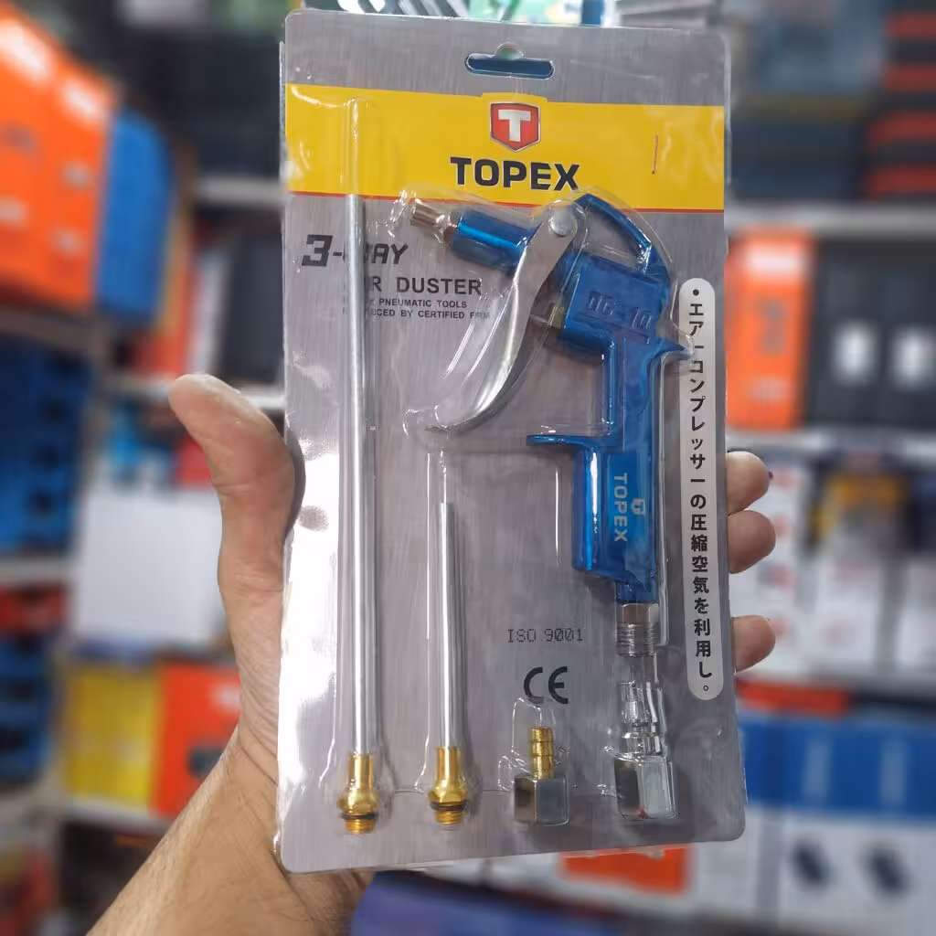 بادپاش فلزی یدک دار رنگی تاپکس 5 پارچه