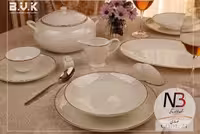 سرویس چینی 142پارچه 19 نفره کد724221 بی وی کی