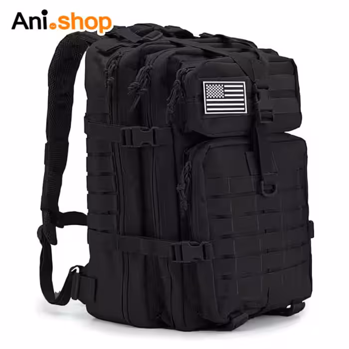 کوله پشتی تاکتیکال 50 لیتری برزنتی مشکی