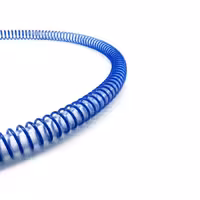 فنر خمیده ای کی دبلیو بی مدل PChill Anti-Kink Coil سایز 15.9 میلی متر رنگ یو وی آبی