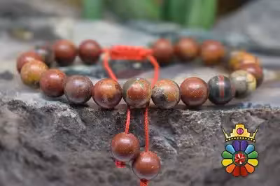 دستبند جاسپر پیکاسو قرمز