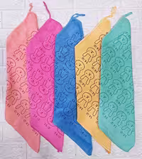 حوله صورت فانتزی ابعاد40 در 40 بسته6عددی