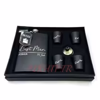 هیپفلاسک (قمقمه جیبی) 4شات طرح BEST MAN کد a530436