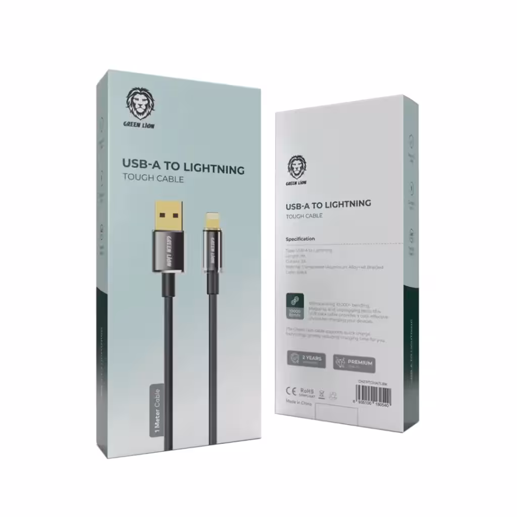کابل یو اس بی به تایپ سی تاچ گرین Green usb-a to type-c touch cable