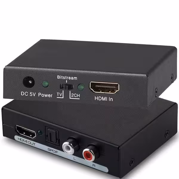 جدا کننده صدا و تصویر HDMI به آنالوگ و دیجیتال