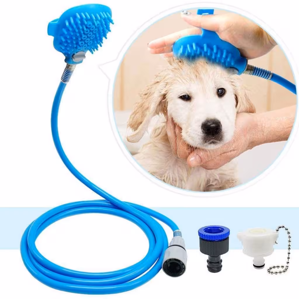 شلنگ و برس حمام سیلیکونی حیوانات خانگی BD-188